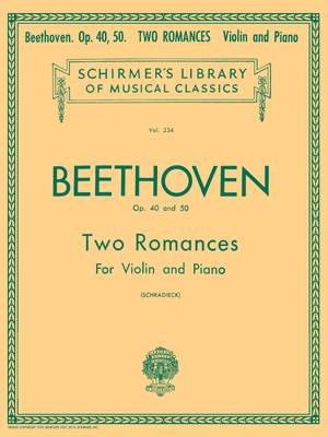 Ludwig van Beethoven: 2 Romanze, Op. 40 and 50