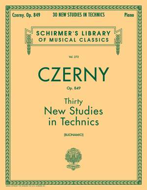 Carl Czerny: 30 New Studies in Technics, Op. 849