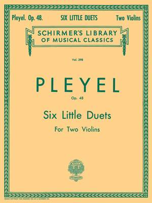 Ignace Pleyel: Six Little Duets, Op. 48