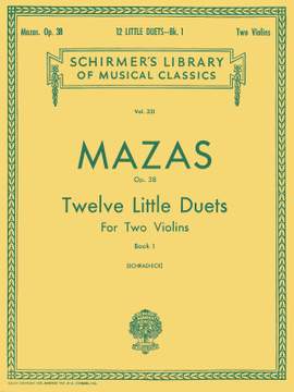 Jacques-Féréol Mazas: 12 Little Duets, Op. 38 - Book 1