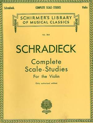 Henry Schradieck: Scale Studies (Authorized Edition)