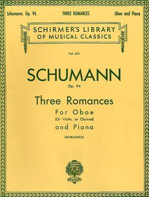 Robert Schumann: Three Romances, Op. 94