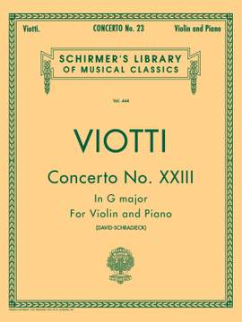 Giovanni Battista Viotti: Concerto No. 23 in G Major