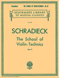 Henry Schradieck: School of Violin Technics - Book 3