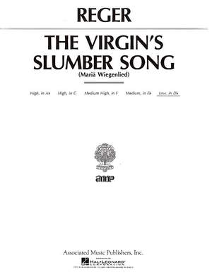 Max Reger: Virgin's Slumber Song