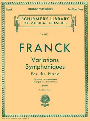 César Franck: Variations Symphoniques
