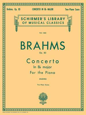 Johannes Brahms: Concerto No. 2 in Bb, Op. 83