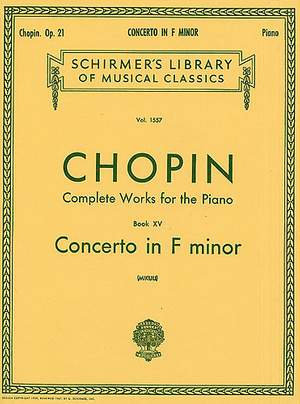 Frédéric Chopin: Piano Concerto No.2 In F Minor Op.21