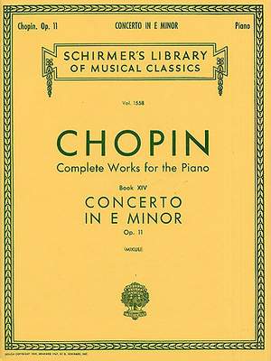 Frédéric Chopin: Piano Concerto No.1 In E Minor Op.11