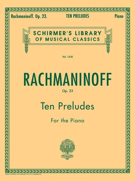 Sergei Rachmaninov: 10 Preludes, Op. 23