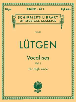 B. Lütgen: Vocalises (20 Daily Exercises) - Book I