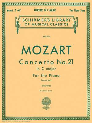 Wolfgang Amadeus Mozart: Concerto No. 21 in C, K.467