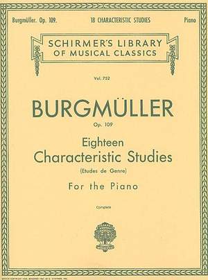 Friedrich Burgmüller: 18 Characteristic Studies, Op. 109