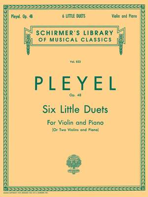 Ignace Pleyel: Six Little Duets, Op. 48