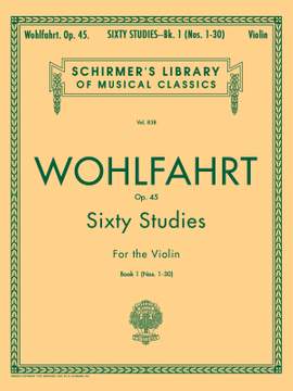 Franz Wohlfahrt: Wohlfahrt - 60 Studies, Op. 45 - Book 1