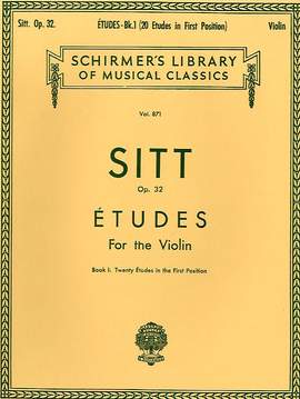 Hans Sitt: Etudes, Op. 32 - Book 1