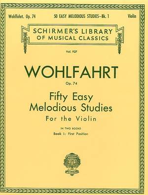 Franz Wohlfahrt: 50 Easy Melodious Studies, Op. 74 - Book 1