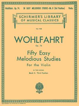 Franz Wohlfahrt: 50 Easy Melodious Studies, Op. 74 - Book 2