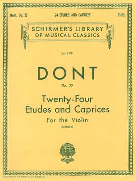 Jakob Dont: 24 Etudes and Caprices, Op. 35