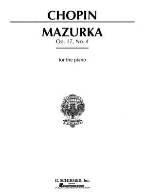Frédéric Chopin: Mazurka, Op. 17, No. 4 in A Minor