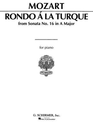 Wolfgang Amadeus Mozart: Rondo alla Turque (from Sonata in A Major K331)