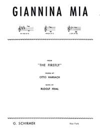 Rudolf Friml: Giannina mia
