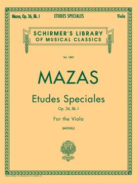Jacques-Féréol Mazas: Etudes Speciales, Op. 36 - Book 1
