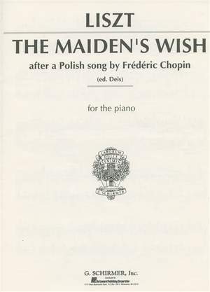 Frédéric Chopin: Maiden's Wish