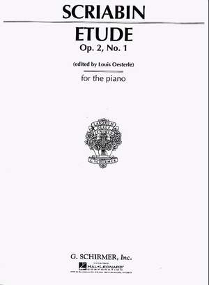 Alexander Scriabin: Etude In C Sharp Minor Op.2 No.1