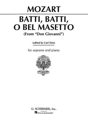 Wolfgang Amadeus Mozart: Batti, batti (from Don Giovanni)