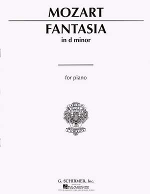Wolfgang Amadeus Mozart: Fantasia No.1 In D Minor K.397