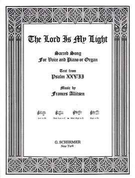 Frances Allitsen: The Lord Is My Light