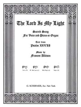 Frances Allitsen: The Lord Is My Light
