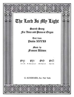 Frances Allitsen: The Lord Is My Light