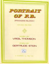 Virgil Thomson: Portrait of F.B. (Frances Blood)