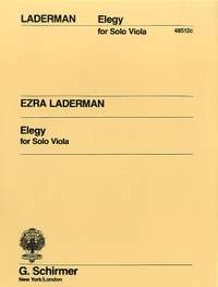 Ezra Laderman: Elegy for Solo Viola