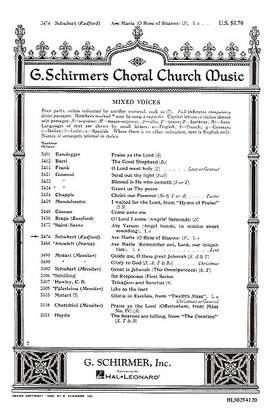 Franz Schubert: Ave Maria