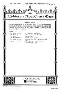 Giuseppe Ottavio Pitoni: Cantate Domino Sing To The Lord Our God