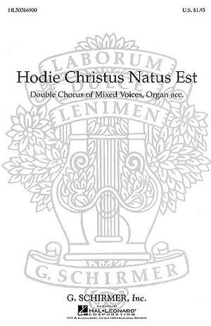 Giovanni Gabrieli: Hodie Christus Natus Est