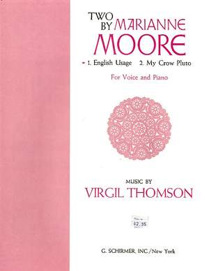 Virgil Thomson: English Usage