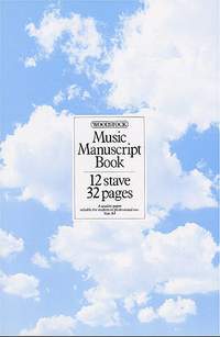 Music Manuscript Book: 12 Stave 32 Pages Spiral