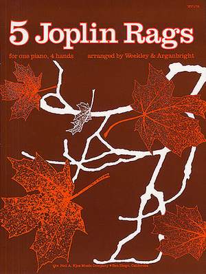 Five Joplin Rags For Piano Duet