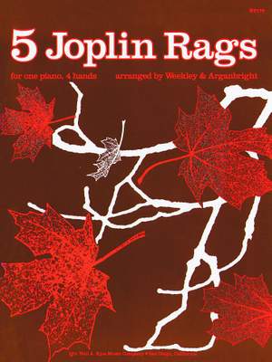 Five Joplin Rags For Piano Duet