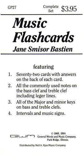 James Bastien: Music Flashcards
