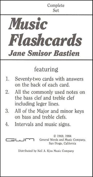 James Bastien: Music Flashcards