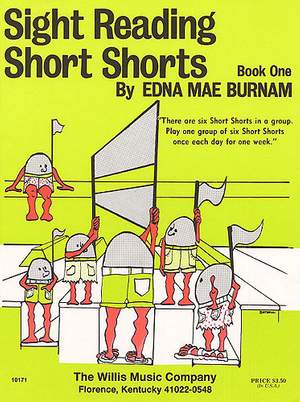 Edna-Mae Burnam: Sight Reading Short Shorts Book 1