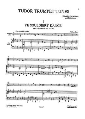 Eve Barsham: Just Brass Trumpet Solos 1 - The Tudor Age