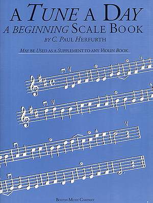 Paul Herfurth: A Tune A Day For Violin - A Beginning Scale Book