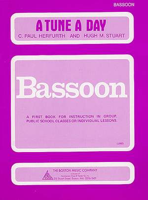 Paul Herfurth: A Tune A Day For Bassoon Book One