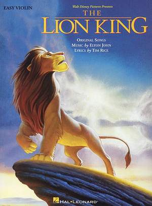 Elton John_Tim Rice: The Lion King Instrumental Solo Easy Violin